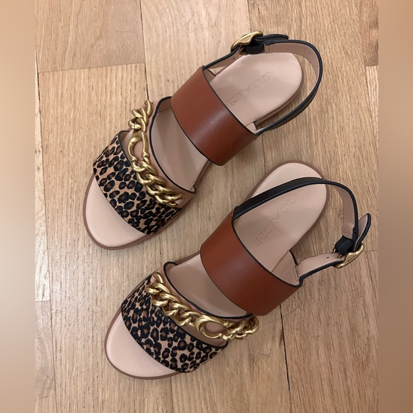 Coach Heather leather sandals, size 6. Like new condition - Picture 11 of 11